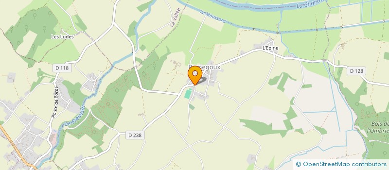 localisation de l'entreprise COMMUNE DE ROMEGOUX  ROMEGOUX