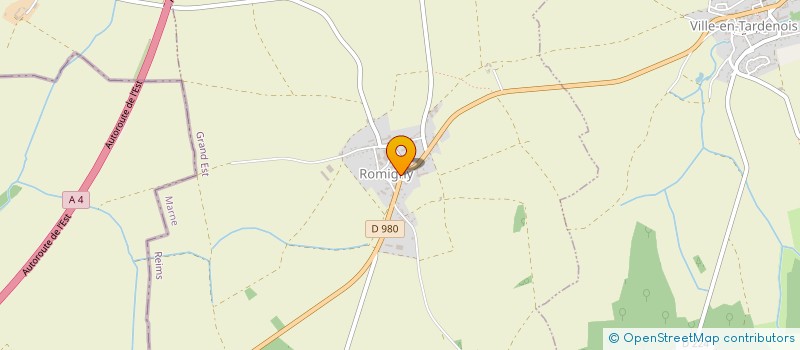 localisation de l'entreprise COMMUNE DE ROMIGNY  ROMIGNY