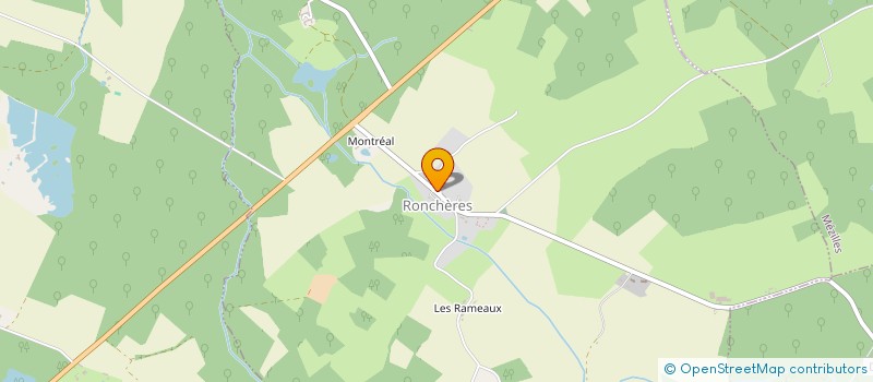 localisation de l'entreprise COMMUNE DE RONCHERES  RONCHERES