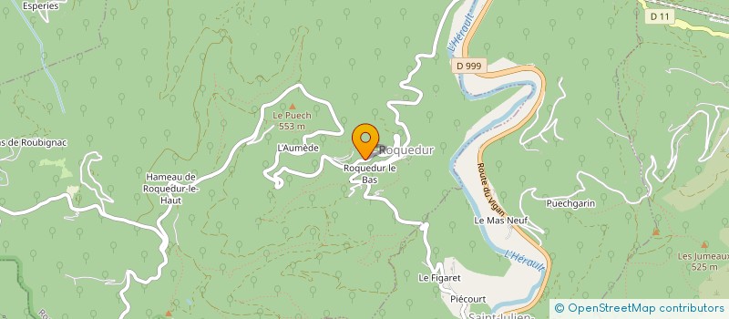 localisation de l'entreprise COMMUNE DE ROQUEDUR  ROQUEDUR