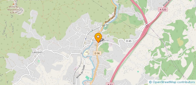 localisation de l'entreprise COMMUNE DE ROQUEVAIRE  ROQUEVAIRE