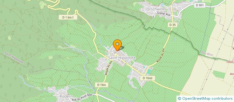 localisation de l'entreprise COMMUNE DE RORSCHWIHR  RORSCHWIHR