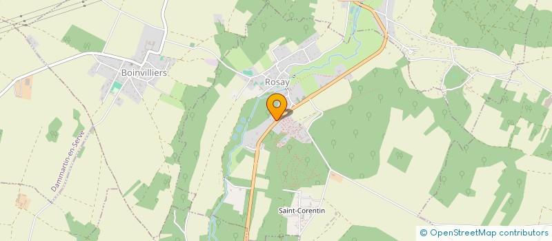 localisation de l'entreprise COMMUNE DE ROSAY  ROSAY