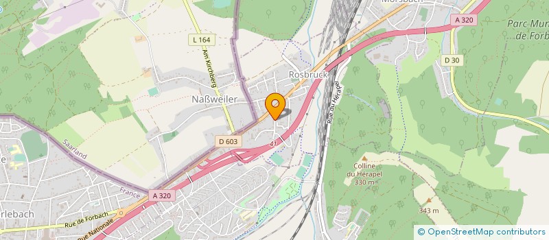 localisation de l'entreprise COMMUNE DE ROSBRUCK  ROSBRUCK