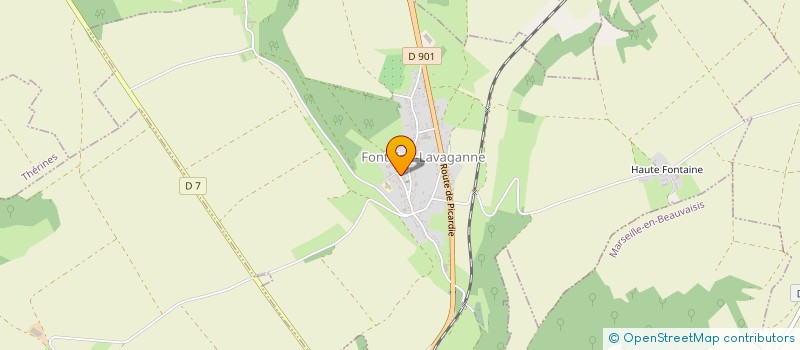 localisation de l'entreprise COMMUNE DE ROTHOIS  ROTHOIS