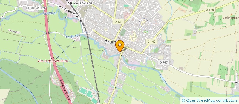 localisation de l'entreprise COMMUNE DE ROTTELSHEIM  ROTTELSHEIM