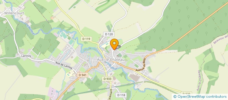 localisation de l'entreprise COMMUNE DE ROUGEFAY  ROUGEFAY