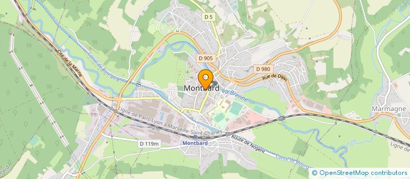 localisation de l'entreprise COMMUNE DE ROUGEMONT  ROUGEMONT