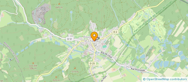 localisation de l'entreprise COMMUNE DE ROUGEMONT-LE-CHATEAU à ROUGEMONT-LE-CHATEAU