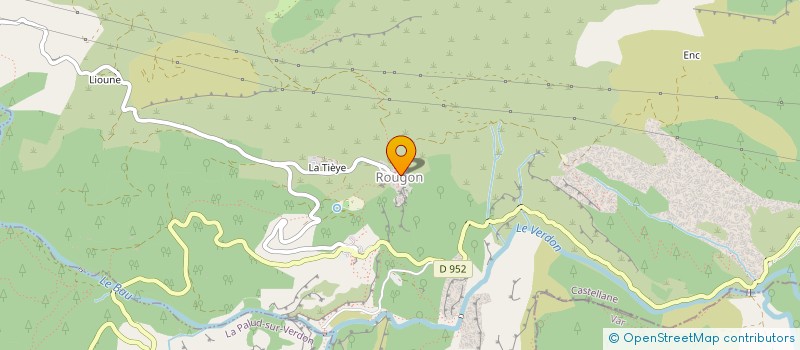 localisation de l'entreprise COMMUNE DE ROUGON  ROUGON