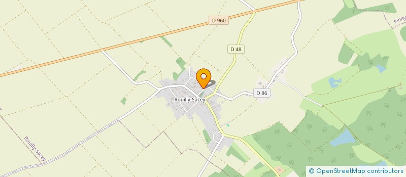 localisation de l'entreprise COMMUNE DE ROUILLY SACEY  ROUILLY-SACEY