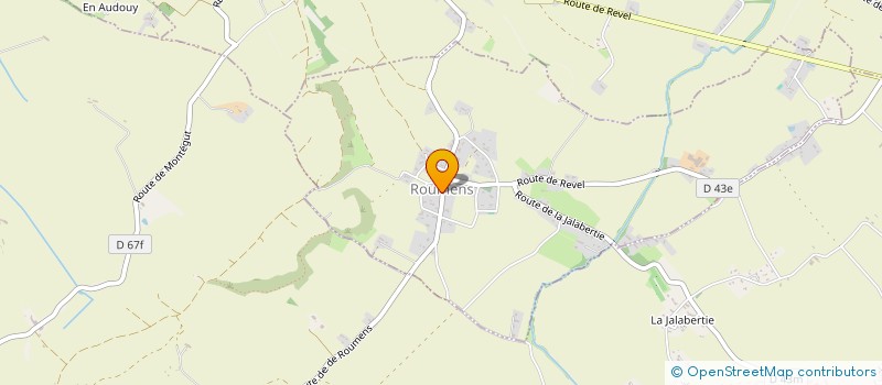 localisation de l'entreprise COMMUNE DE ROUMENS  ROUMENS