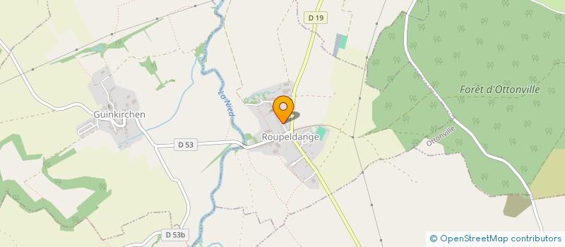 localisation de l'entreprise COMMUNE DE ROUPELDANGE  ROUPELDANGE