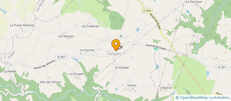 localisation de l'entreprise COMMUNE DE ROUSSENNAC  ROUSSENNAC