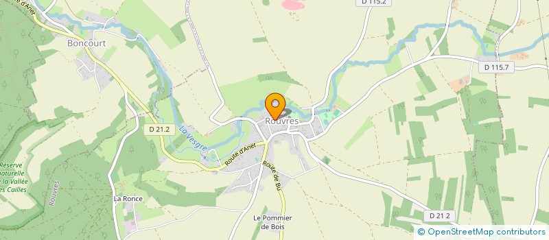 localisation de l'entreprise COMMUNE DE ROUVRES à ROUVRES