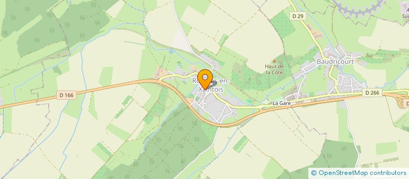 localisation de l'entreprise COMMUNE DE ROUVRES EN XAINTOIS  ROUVRES-EN-XAINTOIS