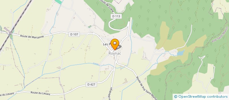 localisation de l'entreprise COMMUNE DE ROYNAC  ROYNAC