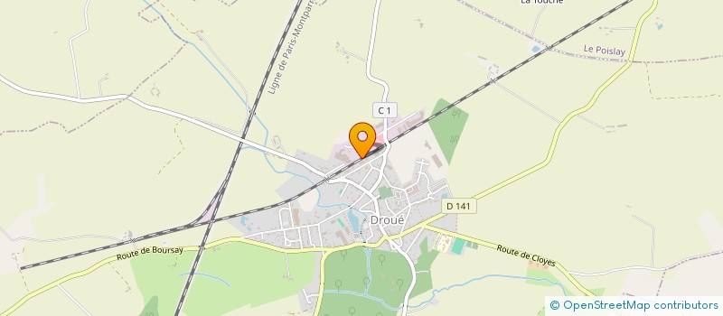 localisation de l'entreprise COMMUNE DE RUAN SUR EGVONNE  RUAN-SUR-EGVONNE