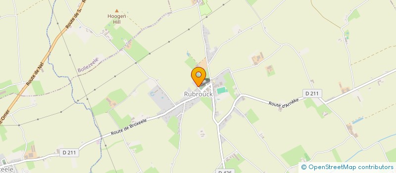 localisation de l'entreprise COMMUNE DE RUBROUCK  RUBROUCK