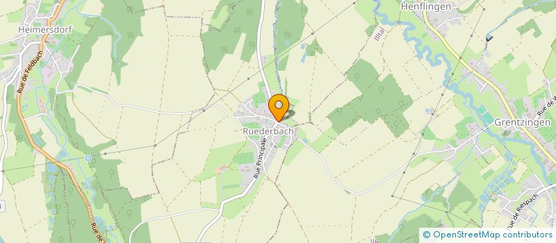 localisation de l'entreprise COMMUNE DE RUEDERBACH  RUEDERBACH