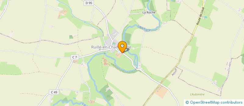 localisation de l'entreprise COMMUNE DE RUILLE EN CHAMPAGNE  RUILLE-EN-CHAMPAGNE