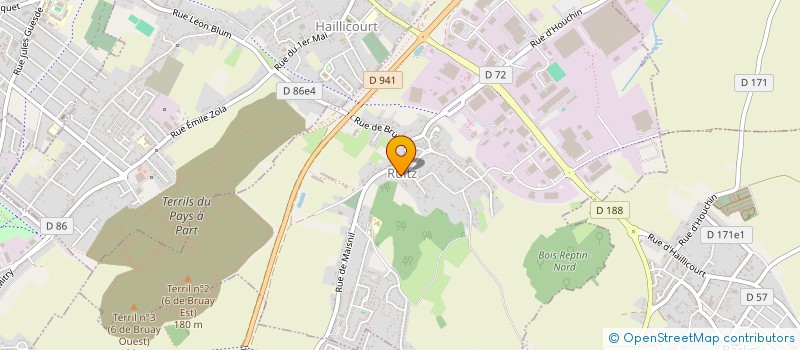 localisation de l'entreprise COMMUNE DE RUITZ  RUITZ