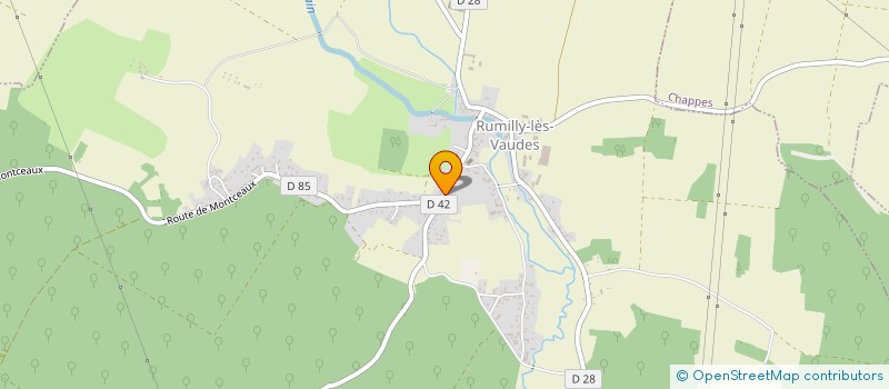 localisation de l'entreprise COMMUNE DE RUMILLY LES VAUDES  RUMILLY-LES-VAUDES