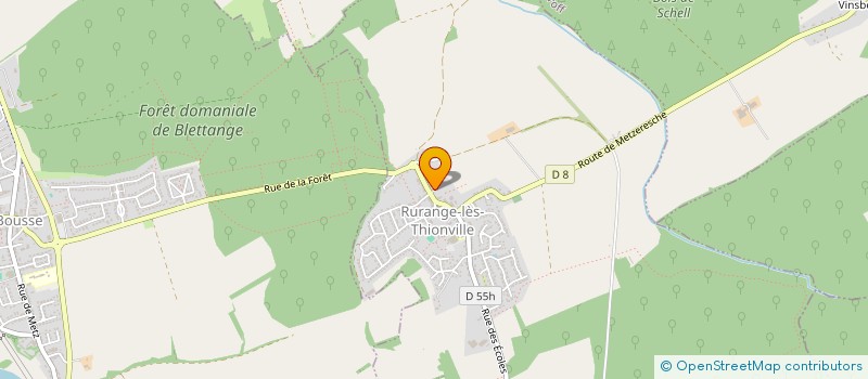 localisation de l'entreprise COMMUNE DE RURANGE LES THIONVILLE  RURANGE-LES-THIONVILLE