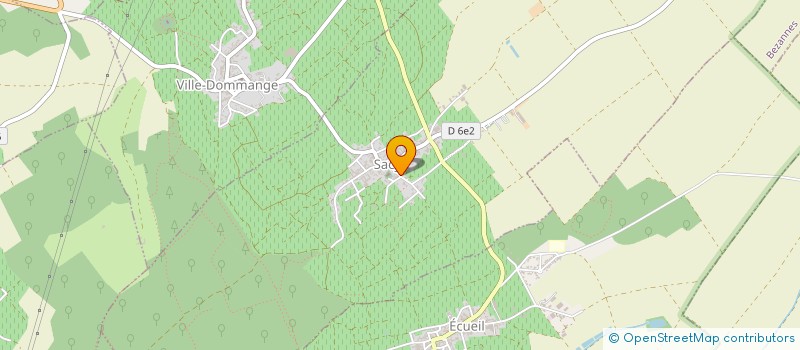 localisation de l'entreprise COMMUNE DE SACY  SACY