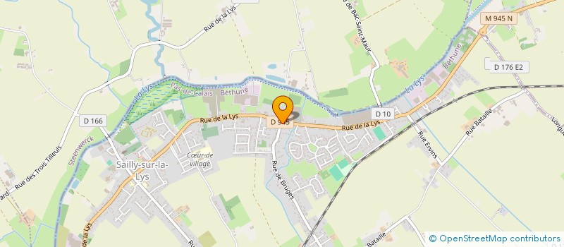 localisation de l'entreprise COMMUNE DE SAILLY SUR LA LYS  SAILLY-SUR-LA-LYS