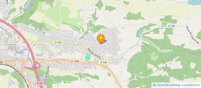 localisation de l'entreprise COMMUNE DE SAINT AGNIN SUR BION  SAINT-AGNIN-SUR-BION