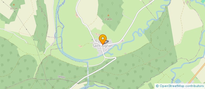 localisation de l'entreprise COMMUNE DE SAINT AIGNAN  SAINT-AIGNAN