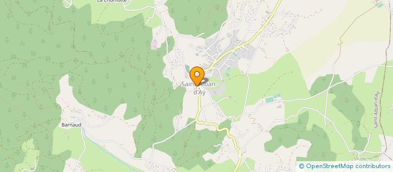 localisation de l'entreprise COMMUNE DE SAINT ALBAN D AY  SAINT-ALBAN-D'AY