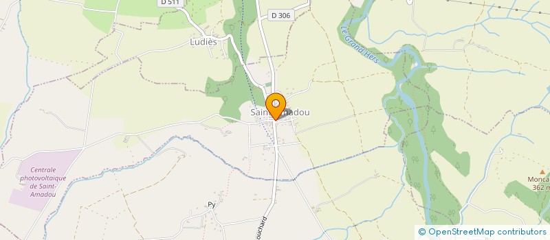 localisation de l'entreprise COMMUNE DE SAINT AMADOU à SAINT-AMADOU