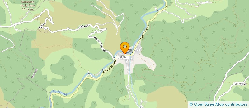 localisation de l'entreprise COMMUNE DE SAINT ANDEOL DE FOURCHADES  SAINT-ANDEOL-DE-FOURCHADES