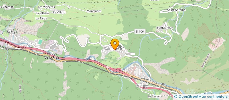 localisation de l'entreprise COMMUNE DE SAINT ANDRE  SAINT-ANDRE