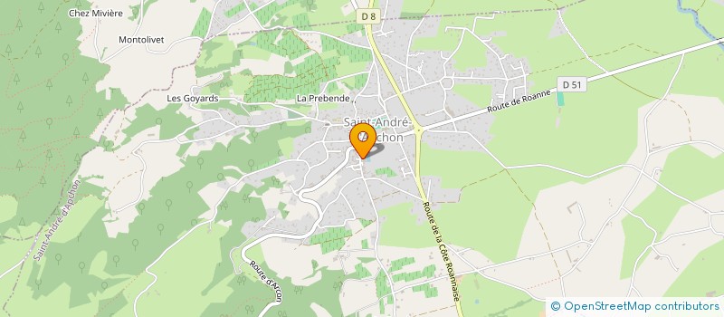 localisation de l'entreprise COMMUNE DE SAINT ANDRE D APCHON  SAINT-ANDRE-D'APCHON