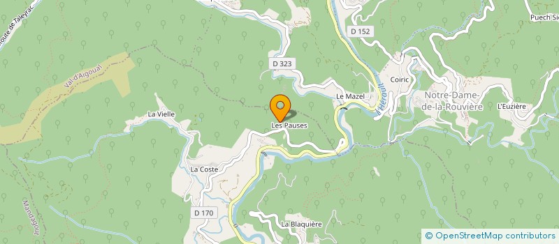 localisation de l'entreprise COMMUNE DE SAINT-ANDRE-DE-MAJENCOULES  SAINT-ANDRE-DE-MAJENCOULES