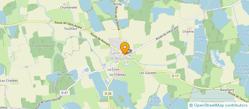 localisation de l'entreprise COMMUNE DE SAINT-ANDRE-LE-BOUCHOUX  SAINT-ANDRE-LE-BOUCHOUX