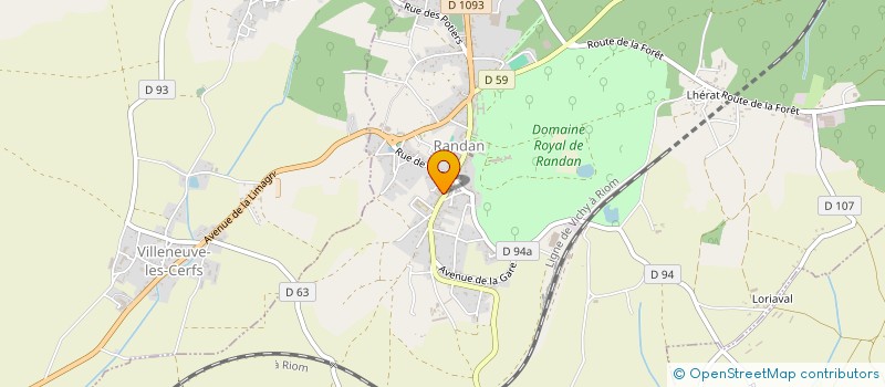 localisation de l'entreprise COMMUNE DE SAINT ANDRE LE COQ  SAINT-ANDRE-LE-COQ