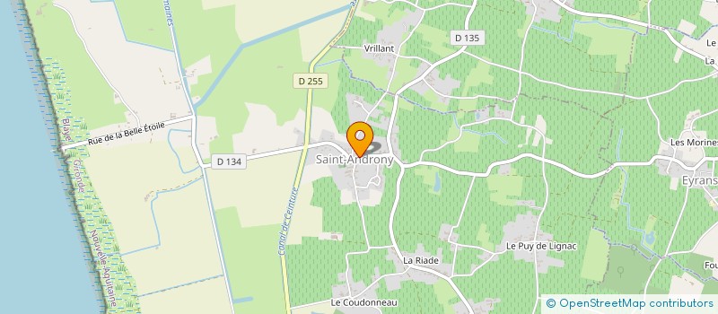 localisation de l'entreprise COMMUNE DE SAINT ANDRONY  SAINT-ANDRONY