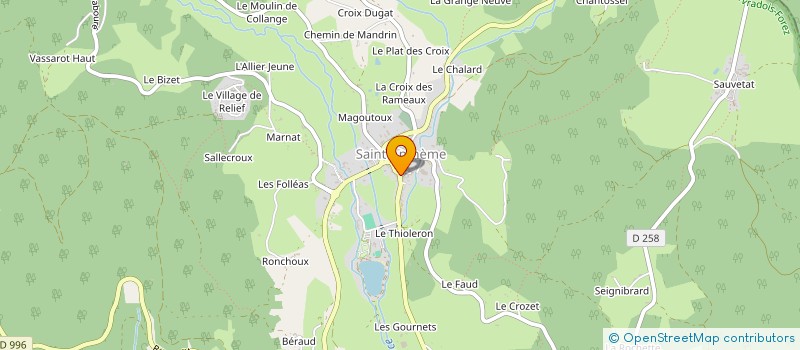 localisation de l'entreprise COMMUNE DE SAINT ANTHEME  SAINT-ANTHEME