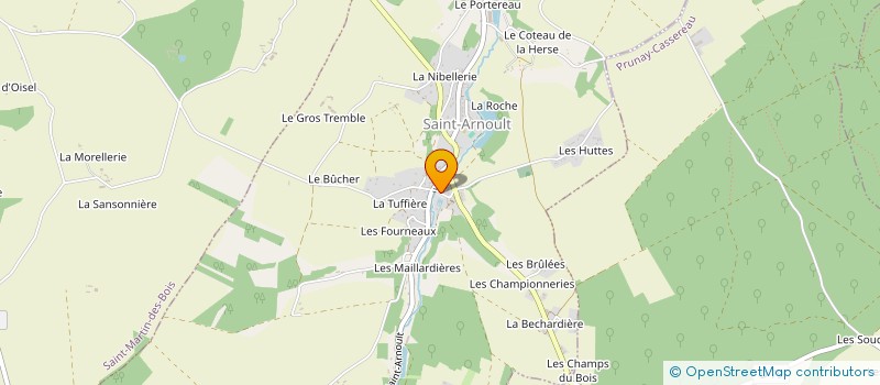 localisation de l'entreprise COMMUNE DE SAINT ARNOULT  SAINT-ARNOULT