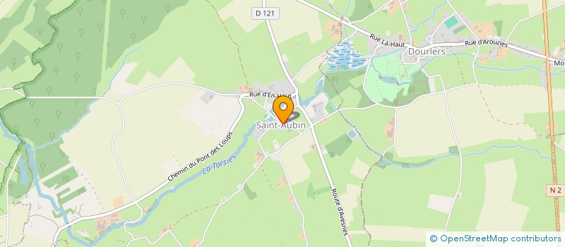 localisation de l'entreprise COMMUNE DE SAINT AUBIN à SAINT-AUBIN