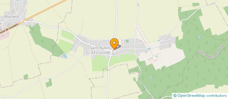 localisation de l'entreprise COMMUNE DE SAINT AUBIN D'ECROSVILLE  SAINT-AUBIN-D'ECROSVILLE
