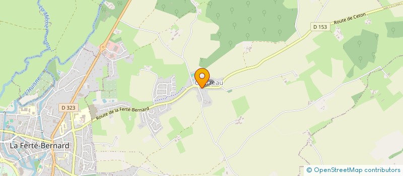 localisation de l'entreprise COMMUNE DE SAINT AUBIN DES COUDRAIS  SAINT-AUBIN-DES-COUDRAIS