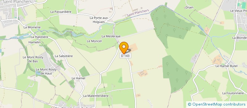 localisation de l'entreprise COMMUNE DE SAINT AUBIN DES PREAUX  SAINT-AUBIN-DES-PREAUX