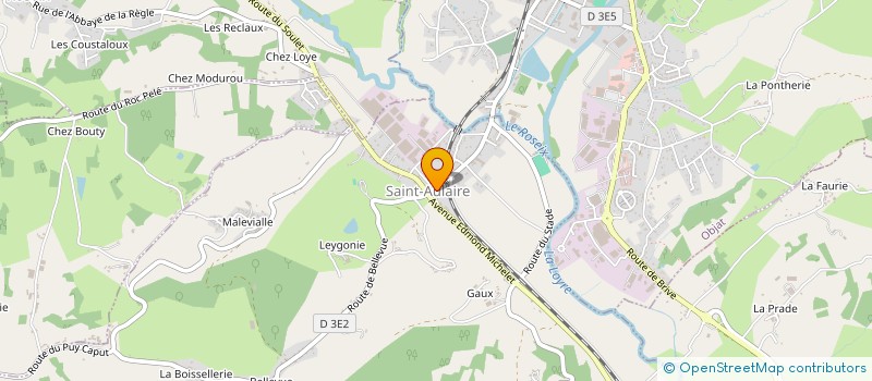 localisation de l'entreprise COMMUNE DE SAINT AULAIRE  SAINT-AULAIRE