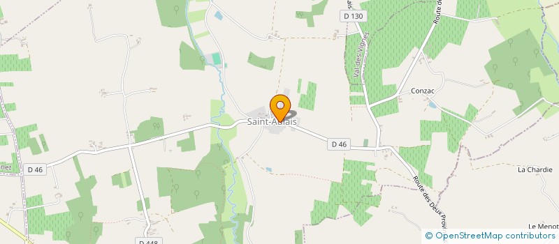 localisation de l'entreprise COMMUNE DE SAINT AULAIS LA CHAPELLE à SAINT-AULAIS-LA-CHAPELLE