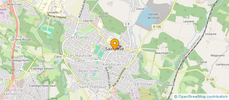 localisation de l'entreprise COMMUNE DE SAINT AVE à SAINT-AVE